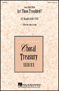 cover Art Thou Troubled Unison choral sheet music cover